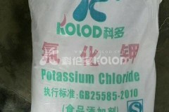Analysis of raw materials for production of potassium chloride in food grade
